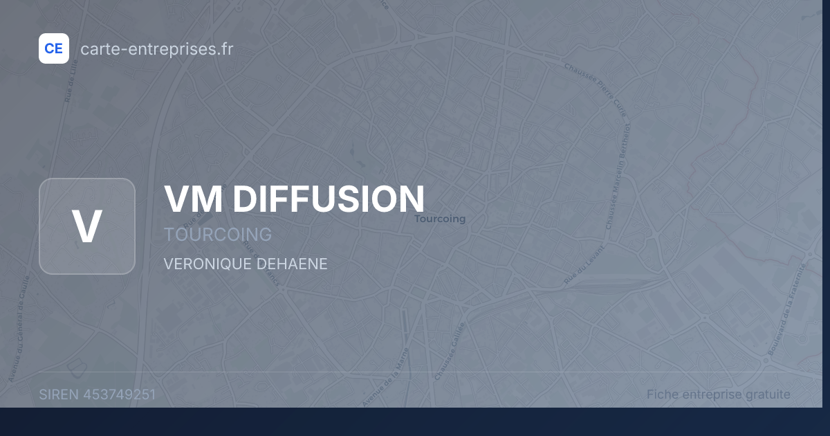 VM DIFFUSION — 453749251 — fiche entreprise