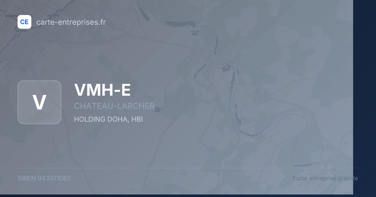VMH-E — 943371062 — fiche entreprise