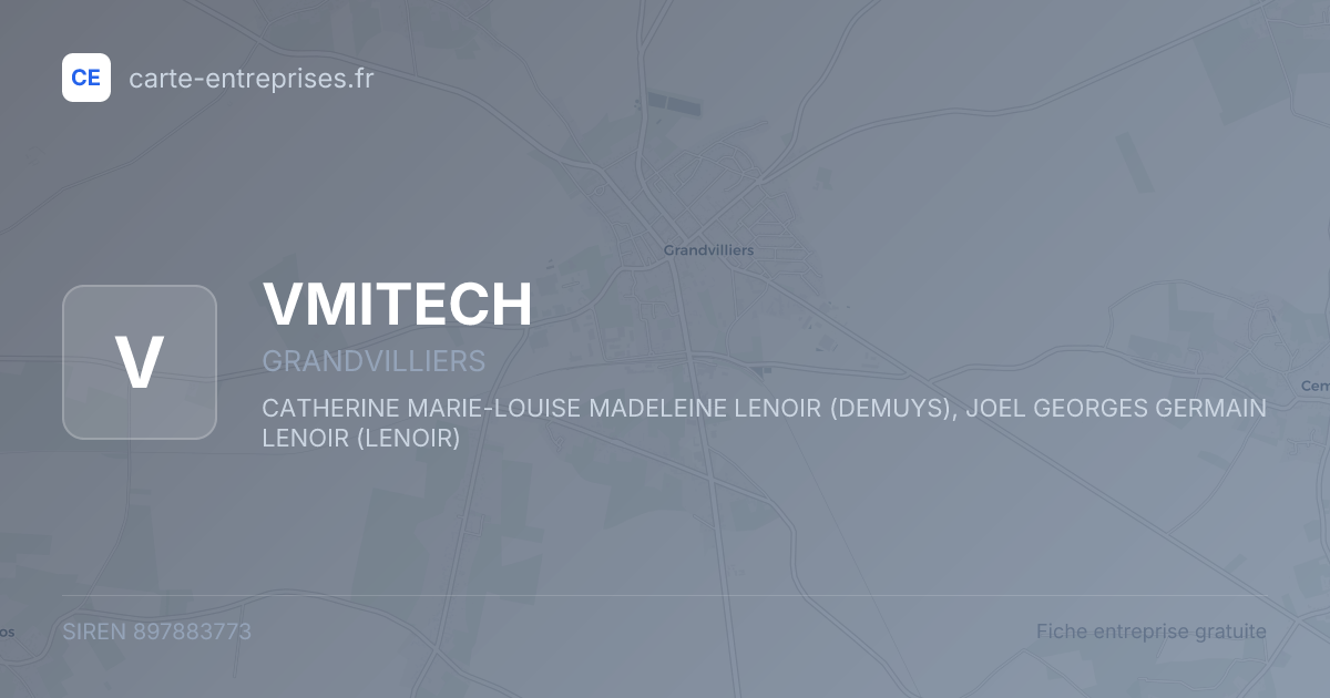 VMITECH — 897883773 — fiche entreprise