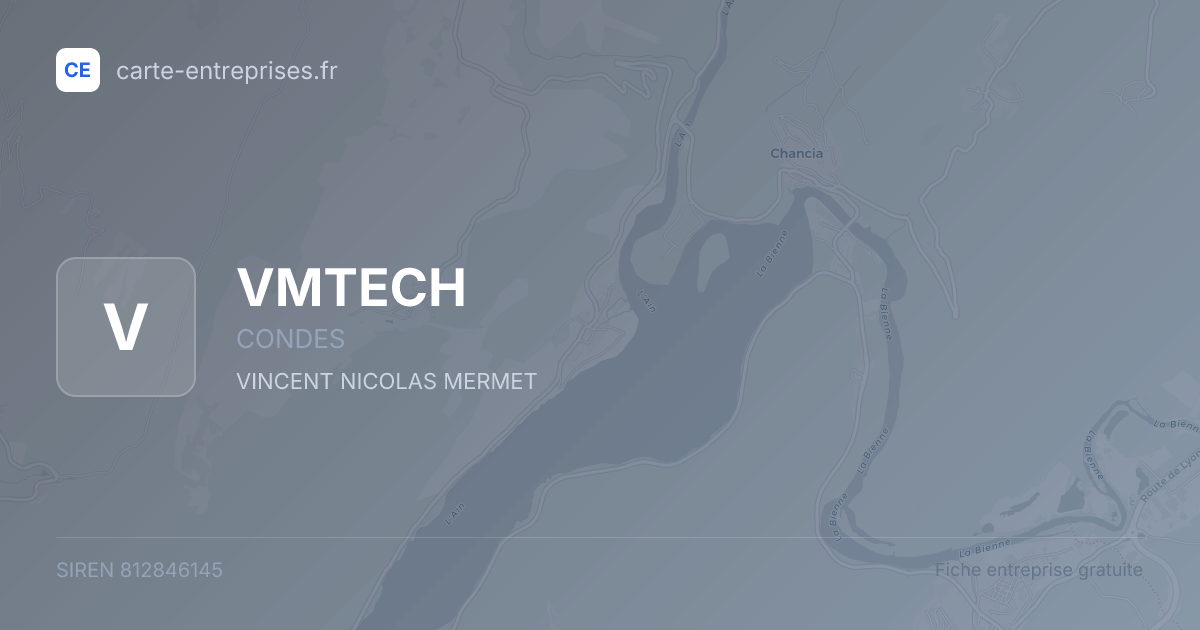 VMTECH — 812846145 — fiche entreprise