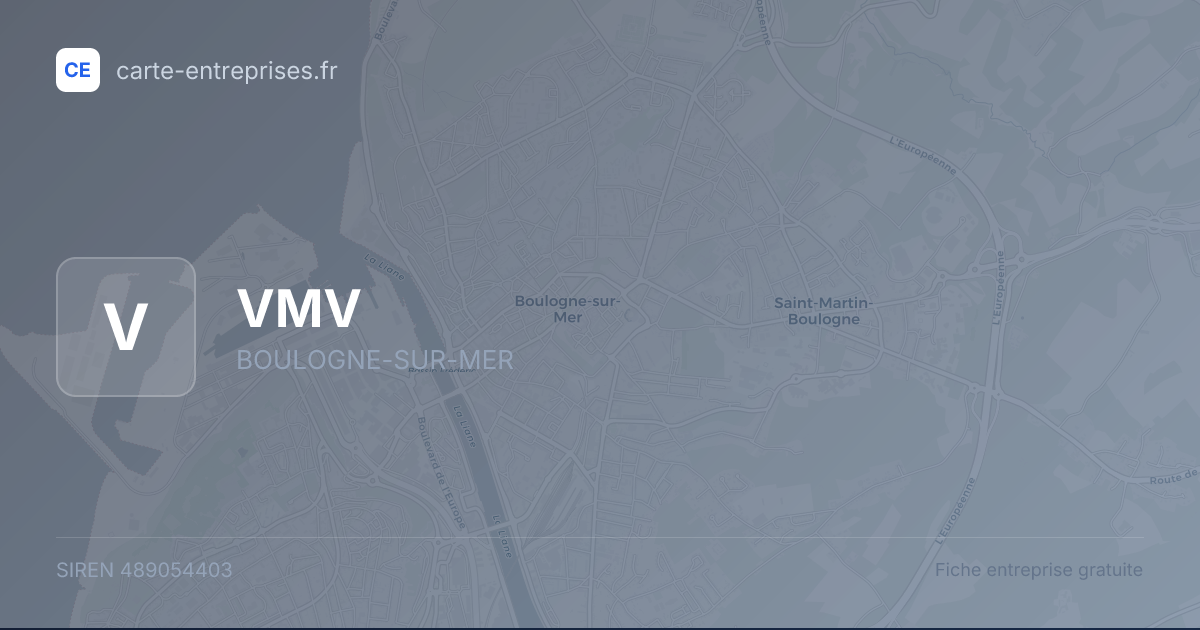 VMV — 489054403 — fiche entreprise