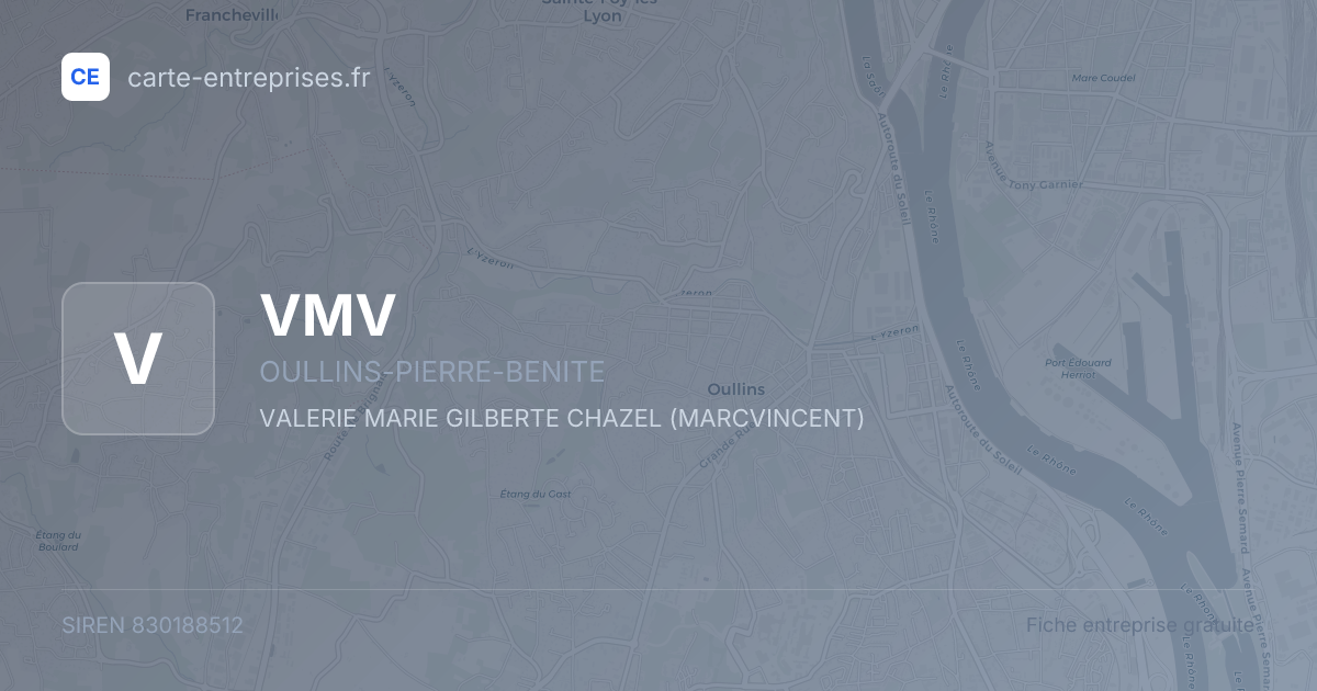 VMV — 830188512 — fiche entreprise