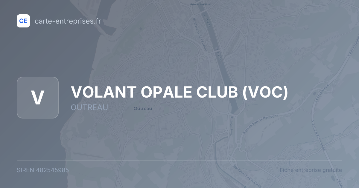 VOLANT OPALE CLUB (VOC) — 482545985 — fiche entreprise