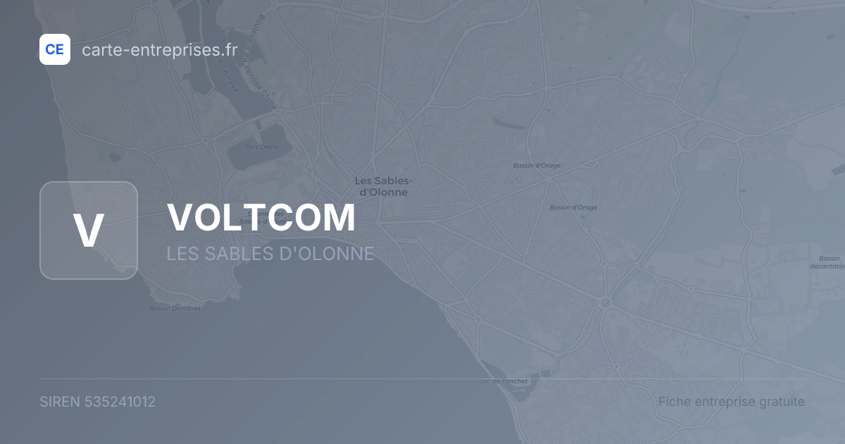 VOLTCOM — 535241012 — fiche entreprise