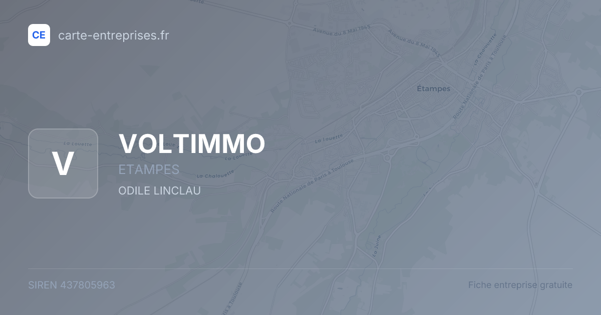 VOLTIMMO — 437805963 — fiche entreprise