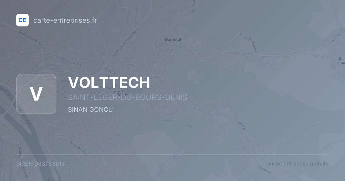 VOLTTECH — 983763814 — fiche entreprise