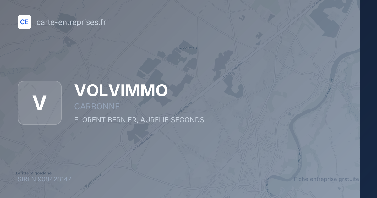VOLVIMMO — 908428147 — fiche entreprise