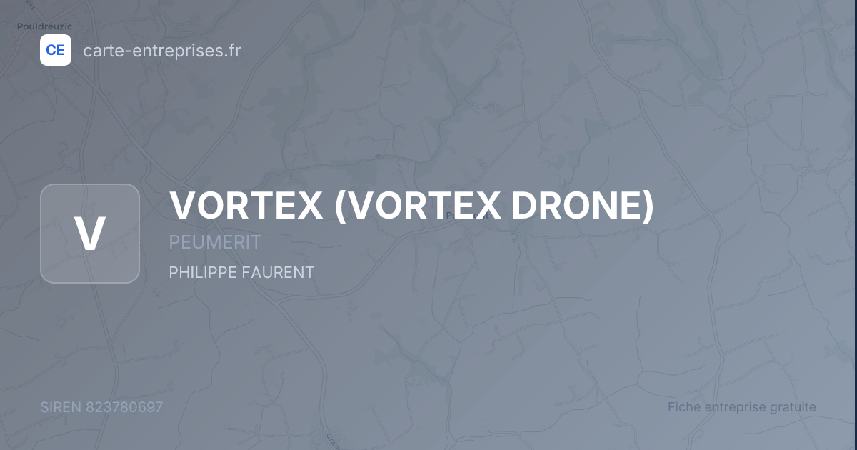 VORTEX (VORTEX DRONE) — 823780697 — fiche entreprise