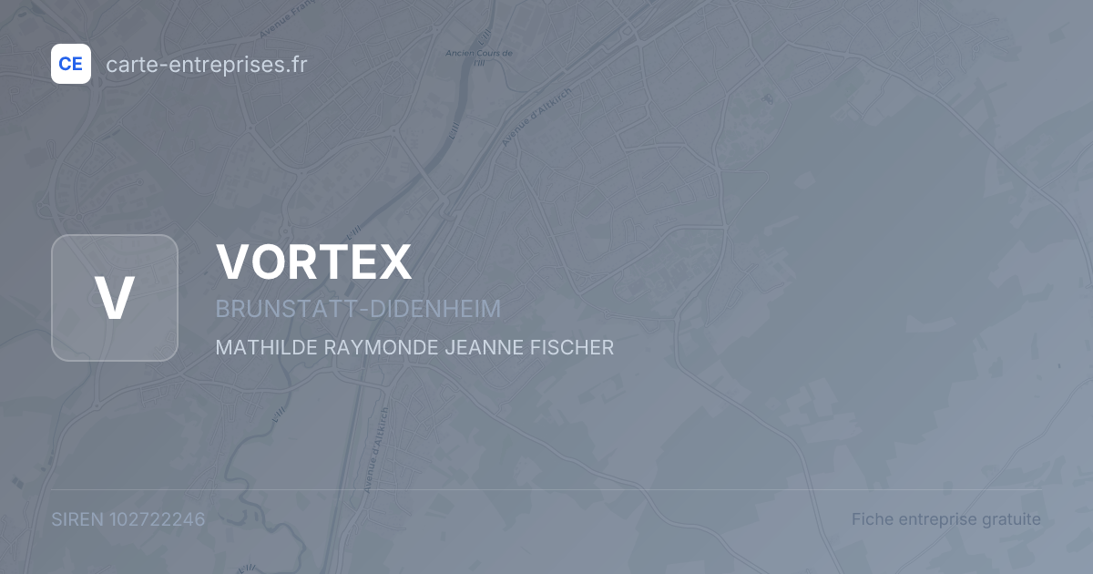 VORTEX — 102722246 — fiche entreprise
