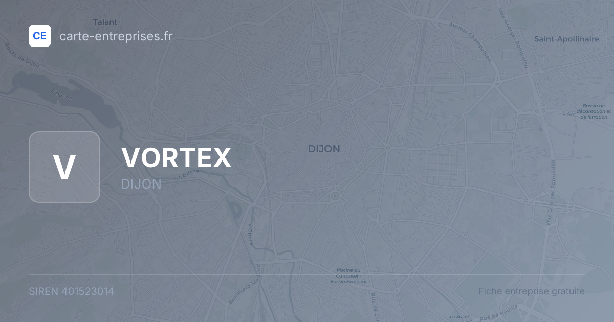 VORTEX — 401523014 — fiche entreprise