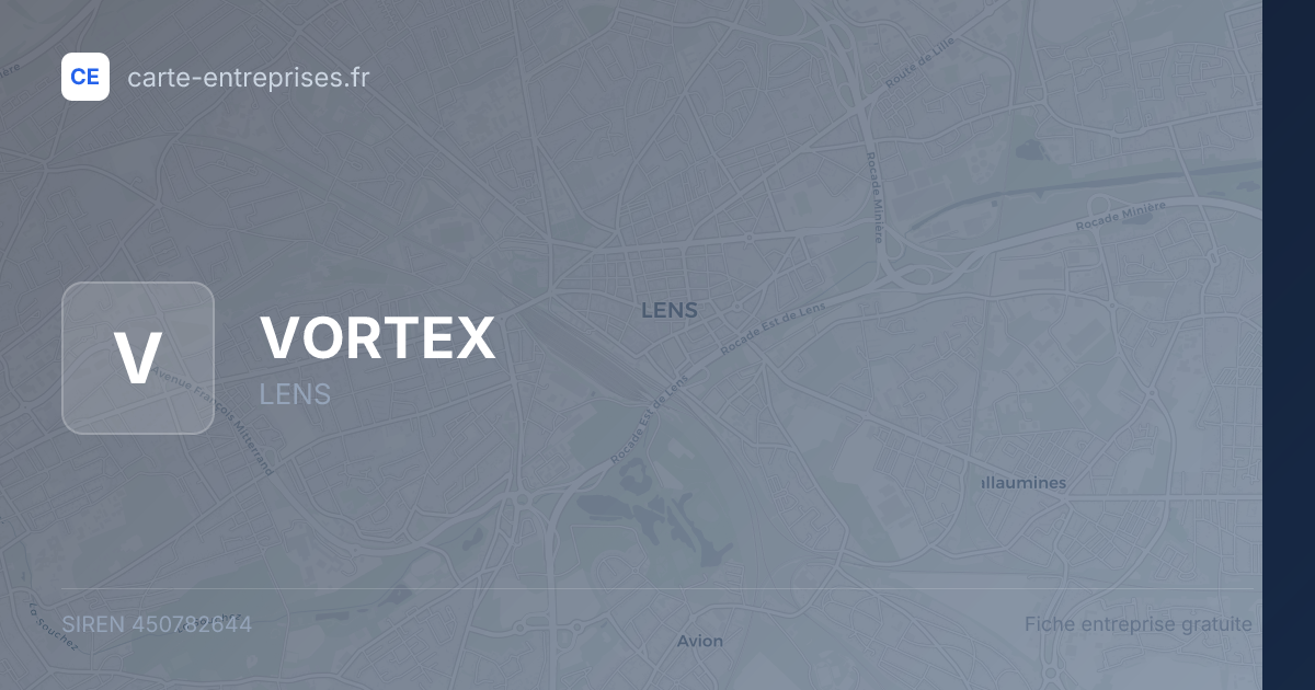 VORTEX — 450782644 — fiche entreprise