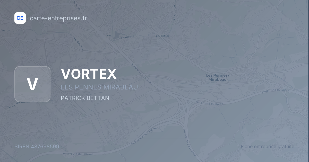 VORTEX — 487698599 — fiche entreprise