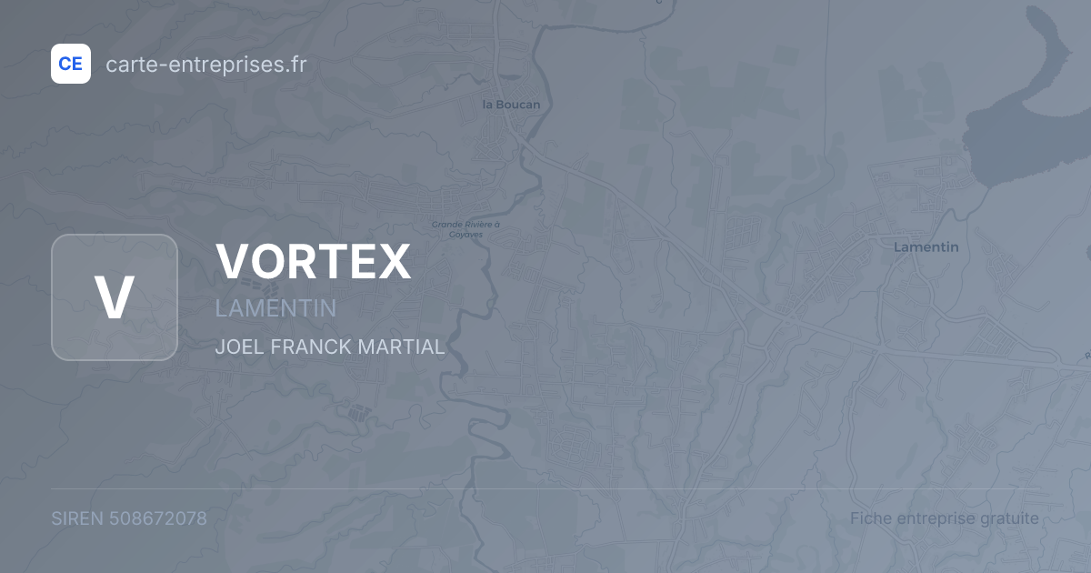 VORTEX — 508672078 — fiche entreprise