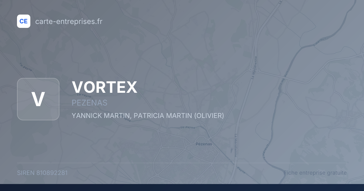 VORTEX — 810892281 — fiche entreprise