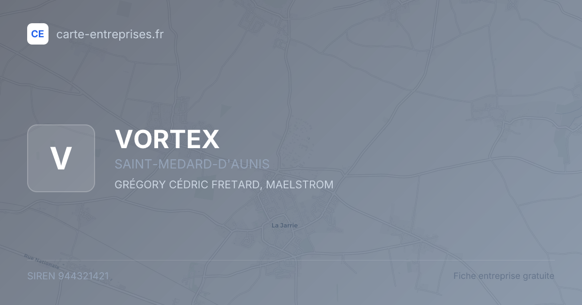 VORTEX — 944321421 — fiche entreprise