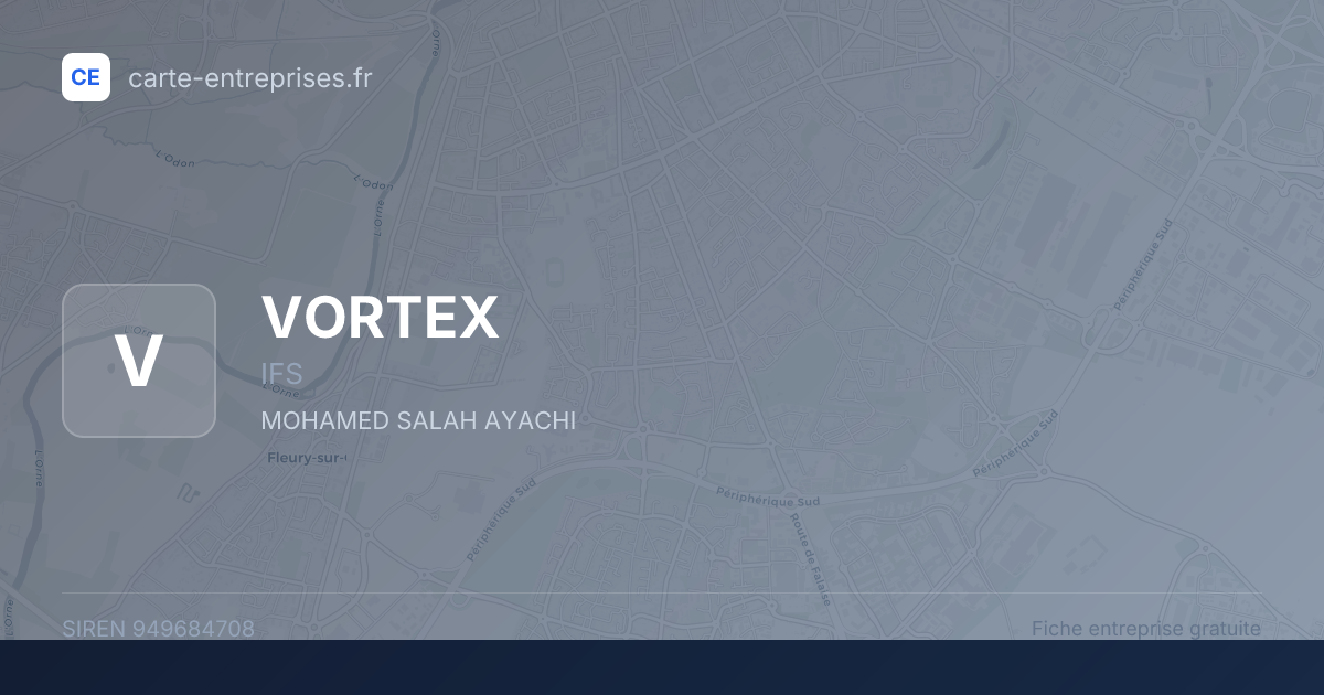 VORTEX — 949684708 — fiche entreprise