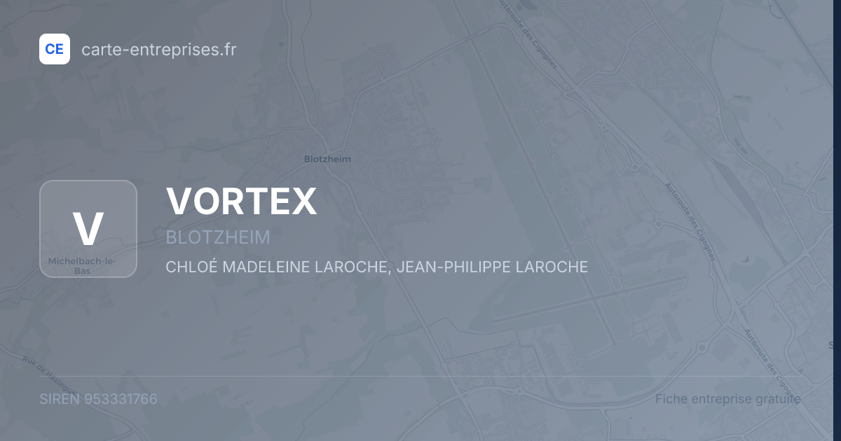 VORTEX — 953331766 — fiche entreprise
