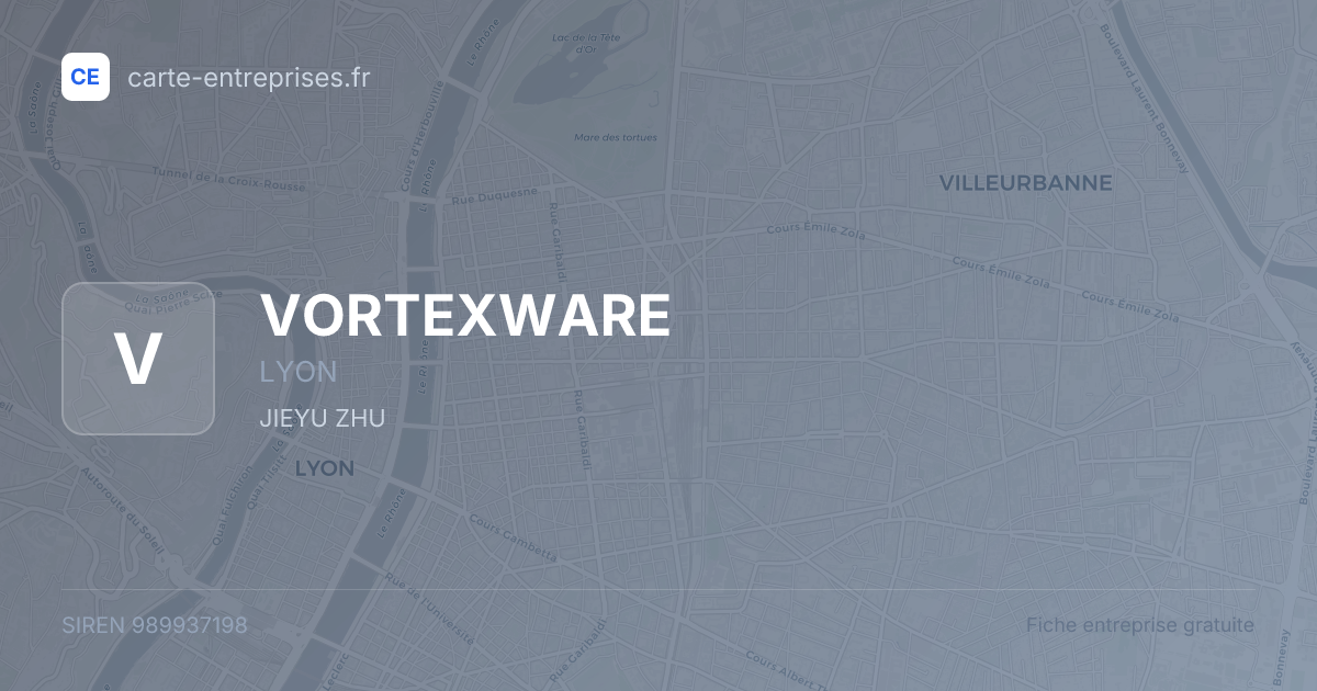 VORTEXWARE — 989937198 — fiche entreprise