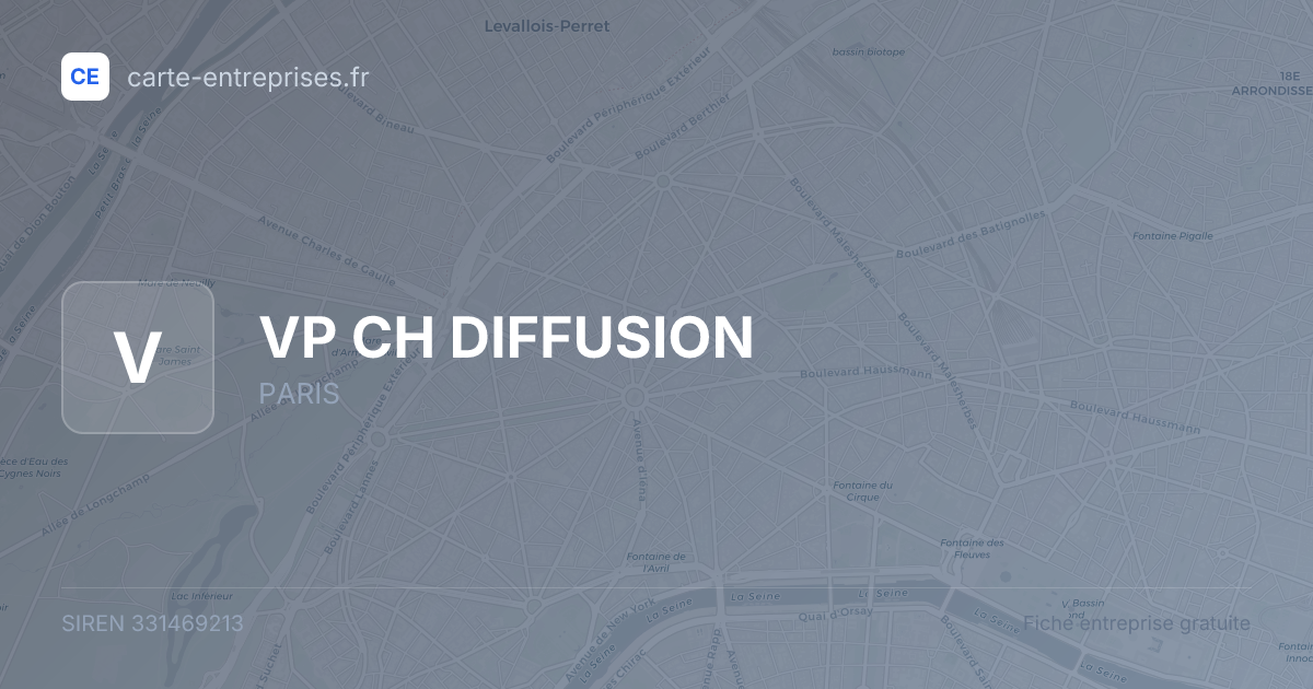 VP CH DIFFUSION — 331469213 — fiche entreprise