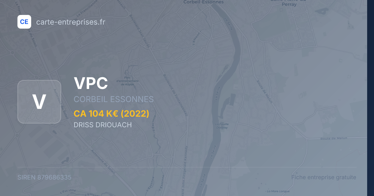 VPC — 879686335 — fiche entreprise