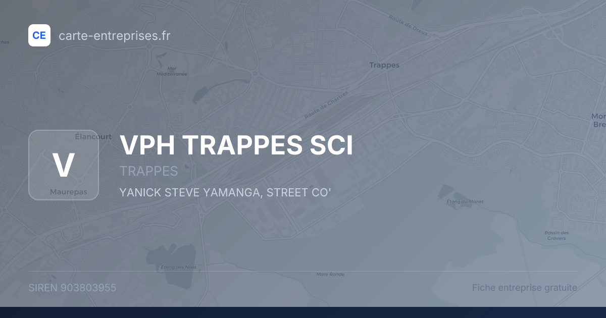 VPH TRAPPES SCI — 903803955 — fiche entreprise