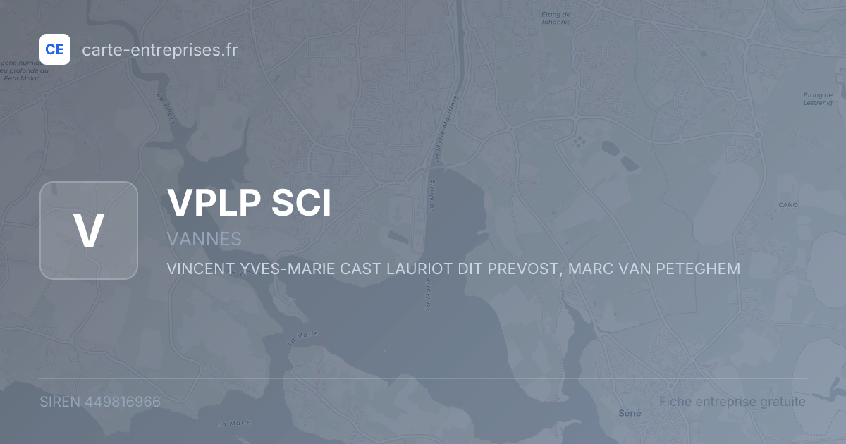 VPLP SCI — 449816966 — fiche entreprise