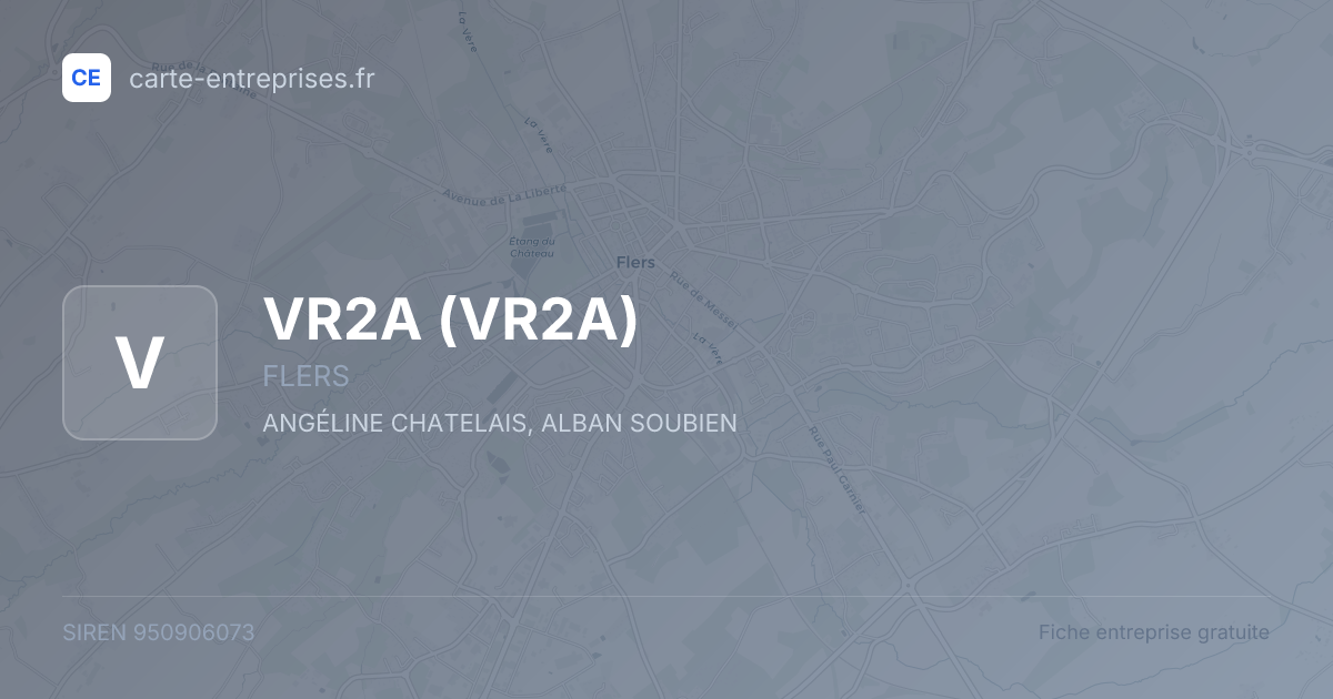 VR2A — 950906073 — fiche entreprise