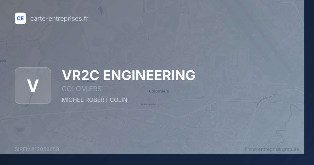 VR2C ENGINEERING — 812058659 — fiche entreprise