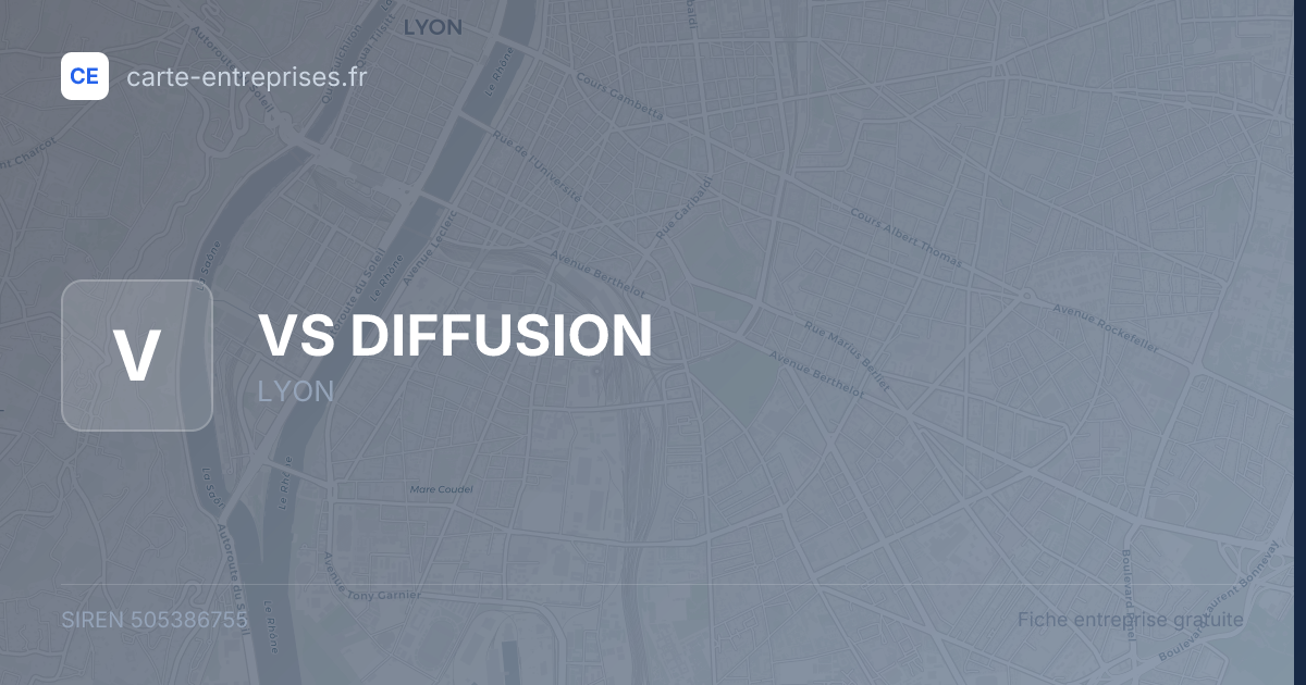 VS DIFFUSION — 505386755 — fiche entreprise