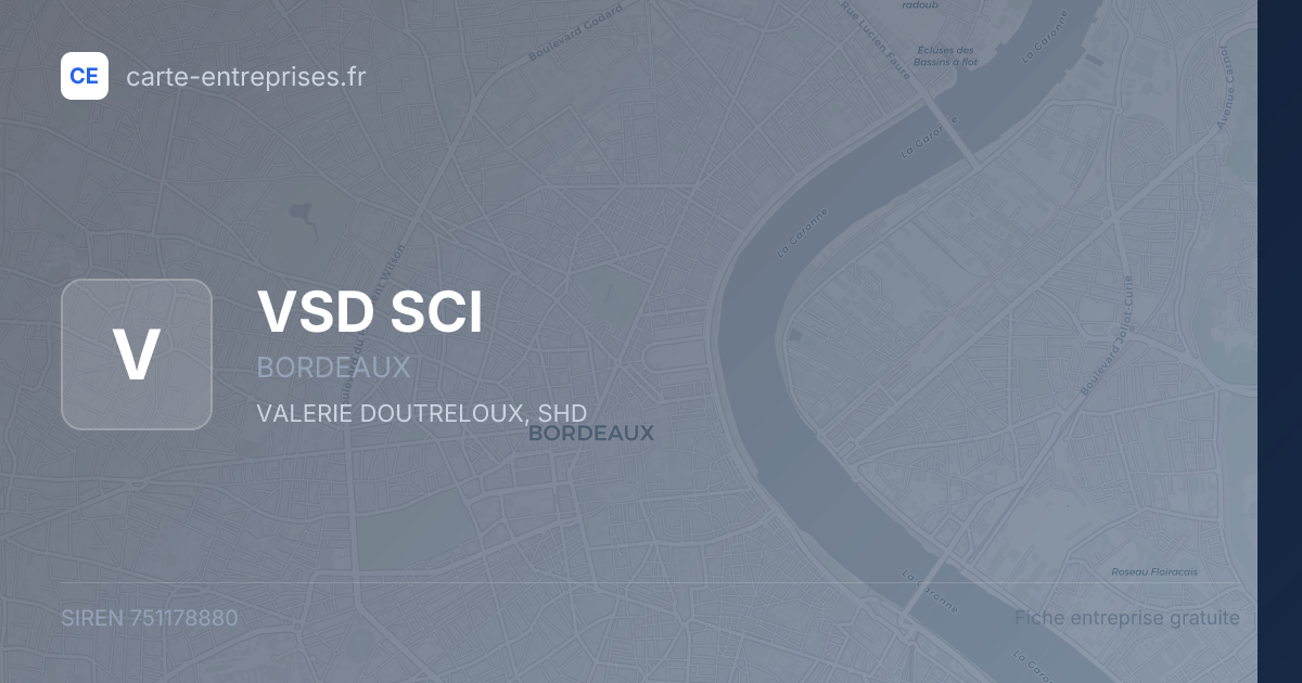 VSD SCI — 751178880 — fiche entreprise