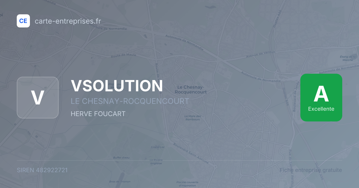 VSOLUTION — 482922721 — fiche entreprise