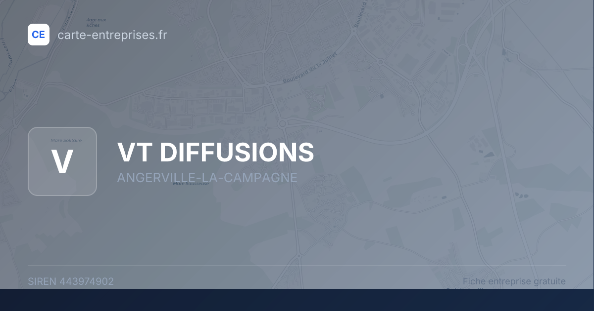 VT DIFFUSIONS — 443974902 — fiche entreprise