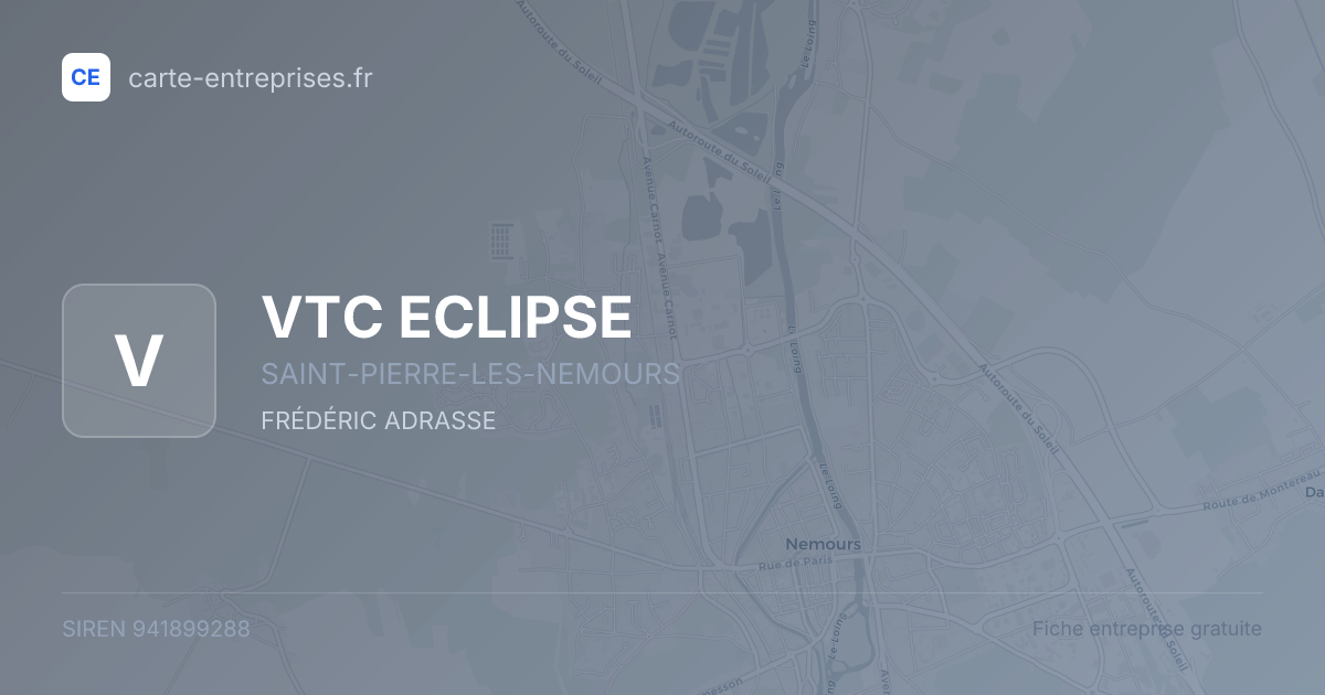 VTC ECLIPSE — 941899288 — fiche entreprise