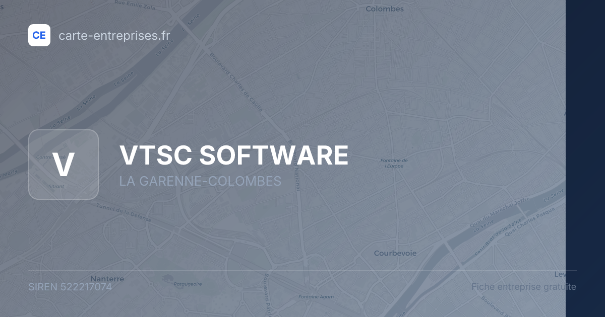 VTSC SOFTWARE — 522217074 — fiche entreprise