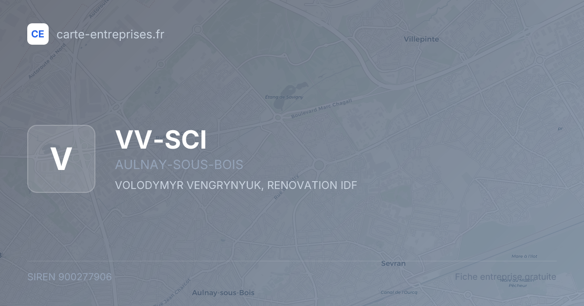 VV-SCI — 900277906 — fiche entreprise