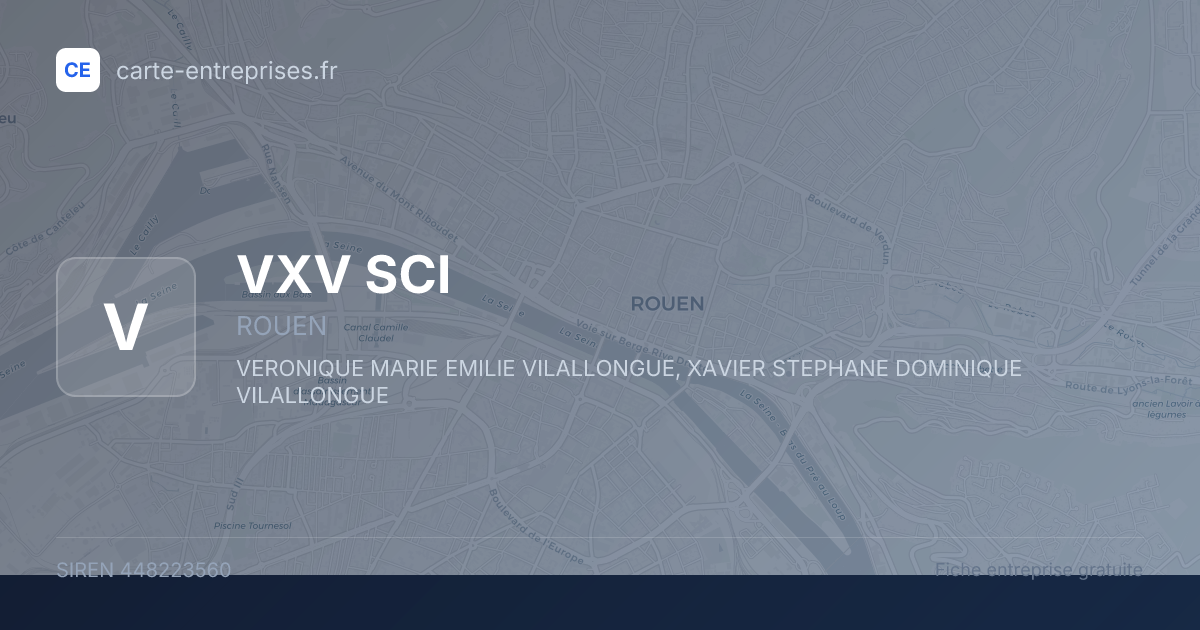 VXV SCI — 448223560 — fiche entreprise