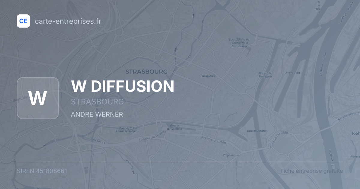 W DIFFUSION — 451808661 — fiche entreprise