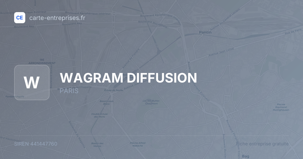 WAGRAM DIFFUSION — 441447760 — fiche entreprise