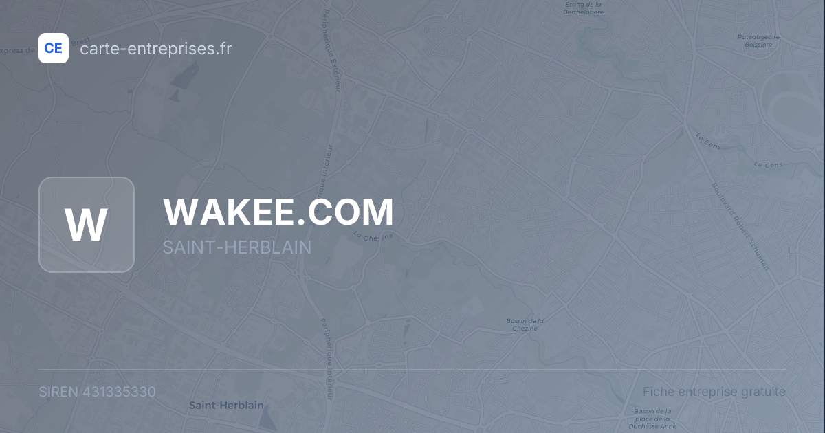 WAKEE.COM — 431335330 — fiche entreprise