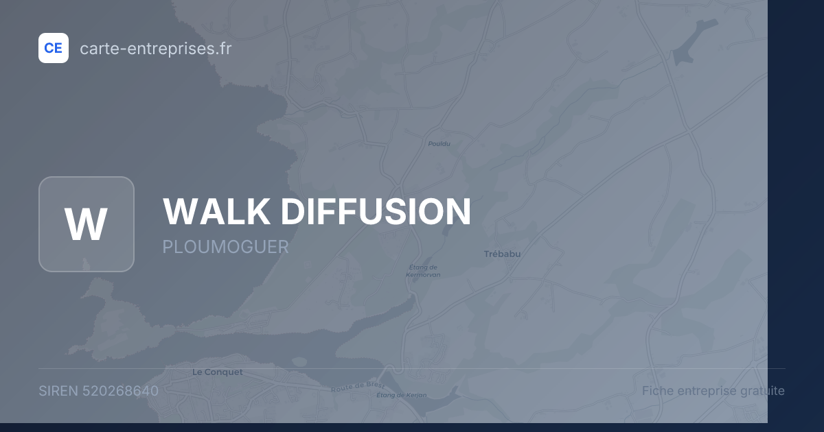 WALK DIFFUSION — 520268640 — fiche entreprise