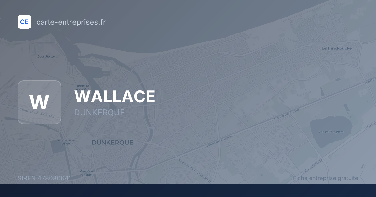 WALLACE — 478080641 — fiche entreprise