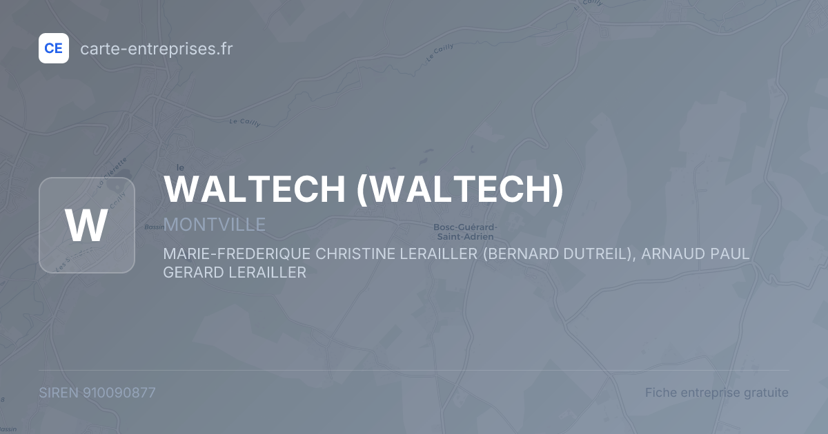 WALTECH — 910090877 — fiche entreprise