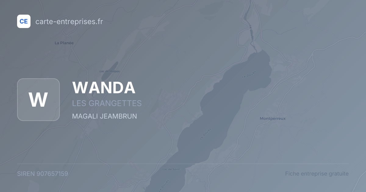 WANDA — 907657159 — fiche entreprise