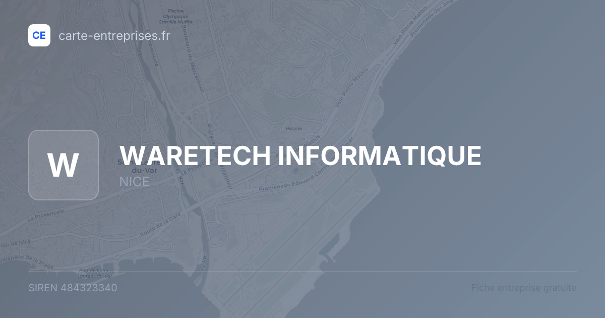 WARETECH INFORMATIQUE — 484323340 — fiche entreprise