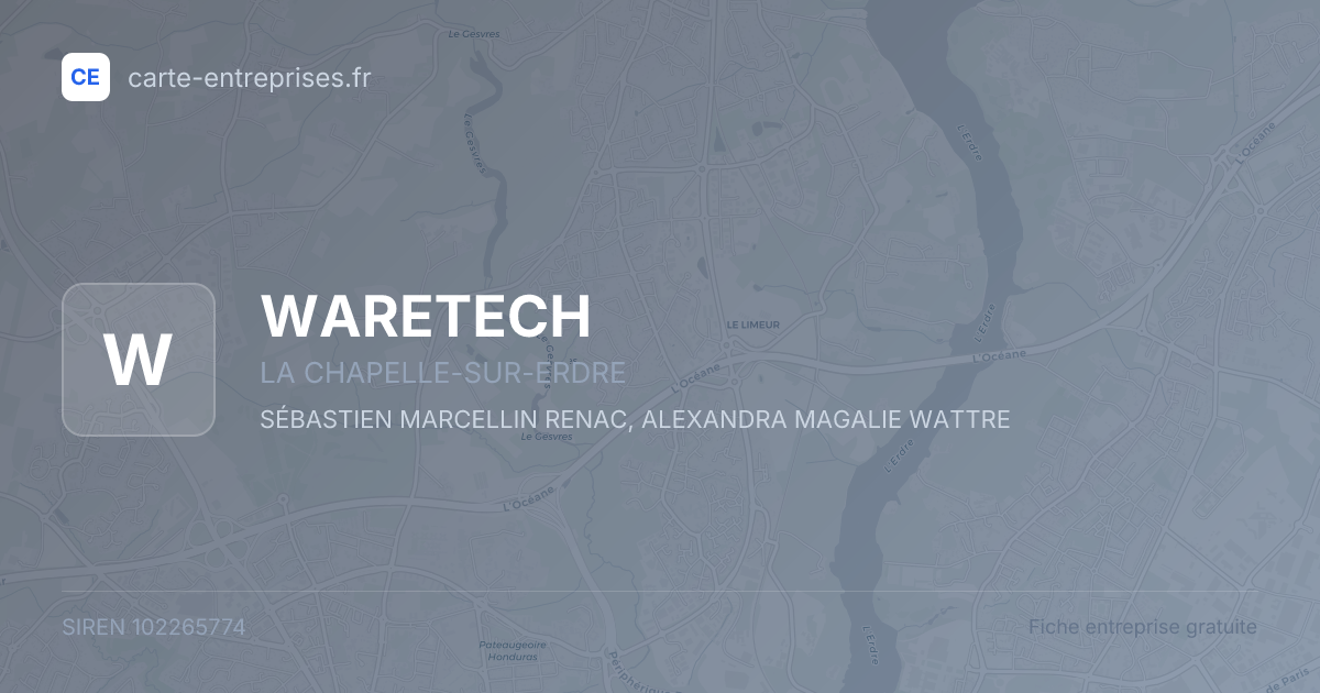 WARETECH — 102265774 — fiche entreprise