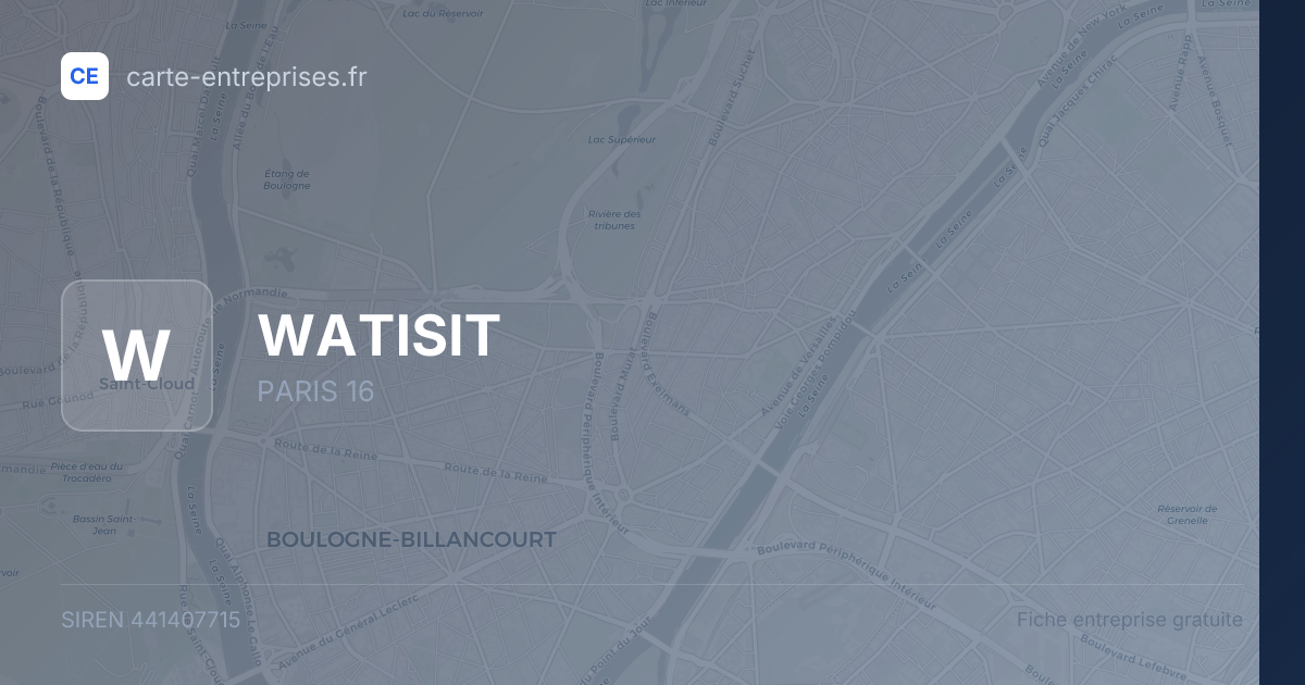 WATISIT — 441407715 — fiche entreprise