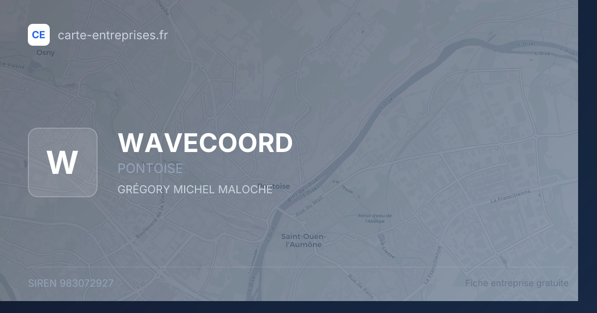 WAVECOORD — 983072927 — fiche entreprise