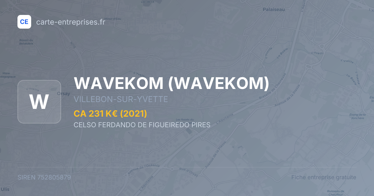 WAVEKOM — 752805879 — fiche entreprise