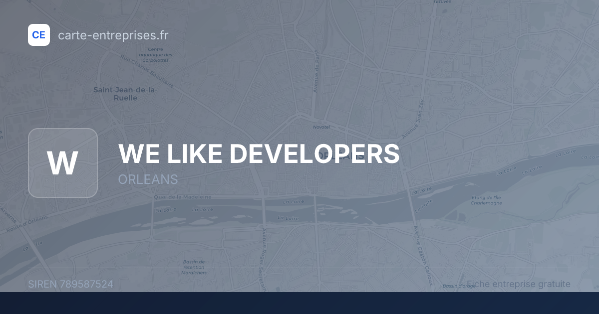 WE LIKE DEVELOPERS — 789587524 — fiche entreprise