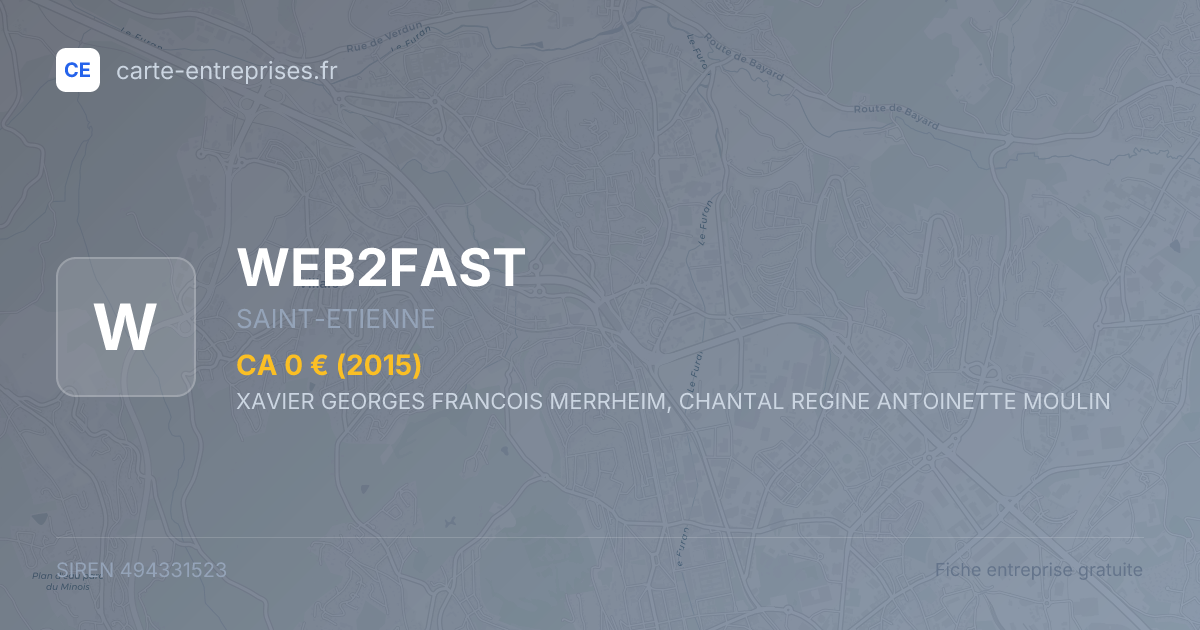 WEB2FAST — 494331523 — fiche entreprise